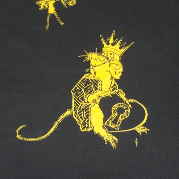 PAINFUL PLEASURES TATTOO SUPPLY RAT KING - BLACK XL T-SHIRT L222 (HOLES C PICS) - Picture 5 of 13